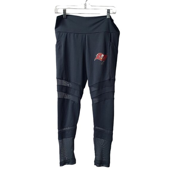 Tampa Bay Bucs Buccaneers NFL Team Apparel Womens Leggings Pants Gray Large - Picture 1 of 8